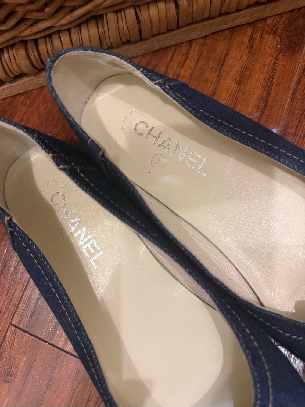Chanel Denim Ballet Flat - 41C - Picture 4 of 7
